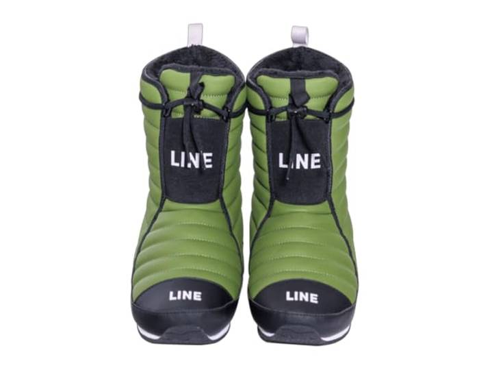 LINE Unisex Erwachsene Bootie 2.0 warme, Wasserabweisende Winter-Apres-Ski-Stiefel mit formbarem Schaumstoff-Fußbett und Cinch-Schnürsystem, Grün, X-Small