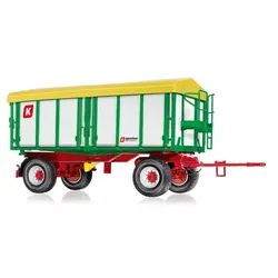 WIKING 077866 1:32 Kröger Zweiachs-Dreiseiten- Kippanhänger HKD 302 - weiss