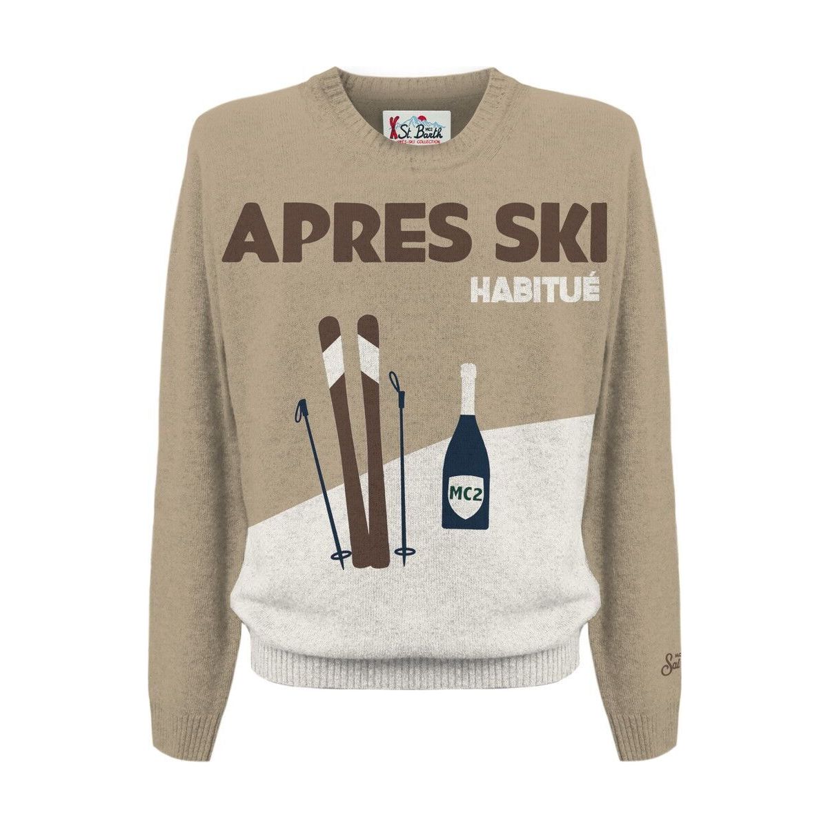 MC2 Saint Barth Heron C Crewneck Sweater apres ski stylized 11 (03183M) M HER001103183M-03183M-M