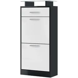 SCHUHSCHRANK Loret Front in Weiß matt
