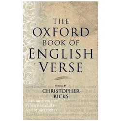 The Oxford Book of English Verse, Fachbücher von Christopher Ricks