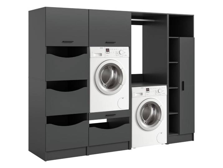 HAUSWIRTSCHAFTSRAUM Free Anthrazit B: 242cm
