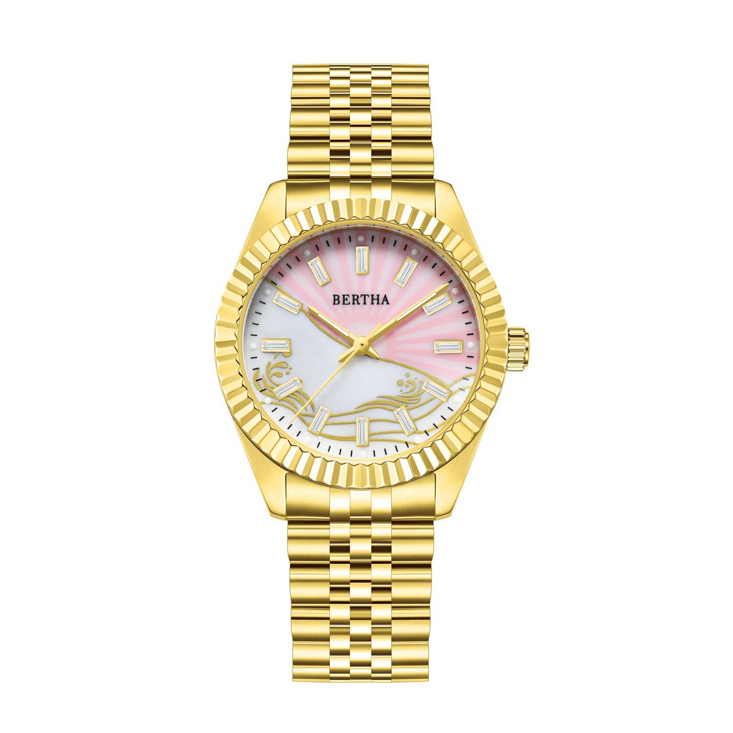 Montre-bracelet Bertha Marina en nacre