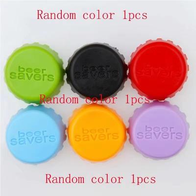 Inspired Finds Creative Silicone Bottle Cap Covers For Beer, Wine, And Condiments random 1pc