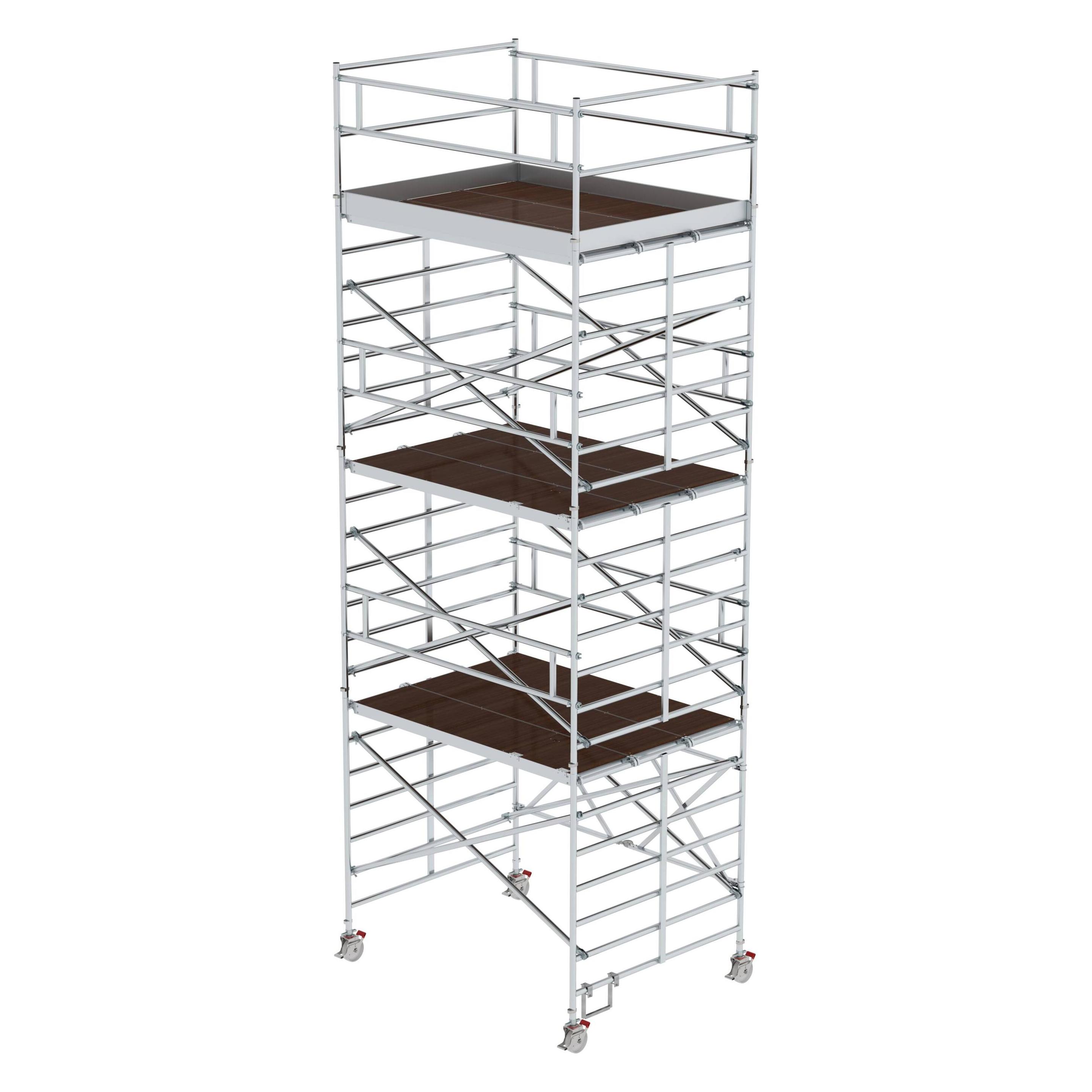 Munk Klappgerüst mit Dreifach-Plattform Plattformhöhe 6,35 m (Gerüst, 245 cm) (115564)