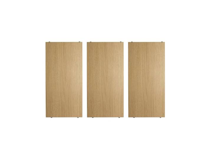String Étagère String chêne, 58x30 cm, lot de 3