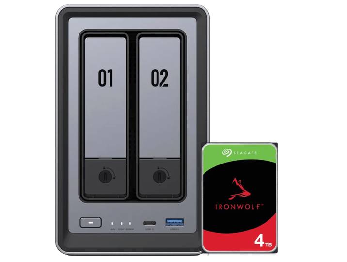 UGREEN NASync DXP2800 + Seagate Ironwolf 4TB