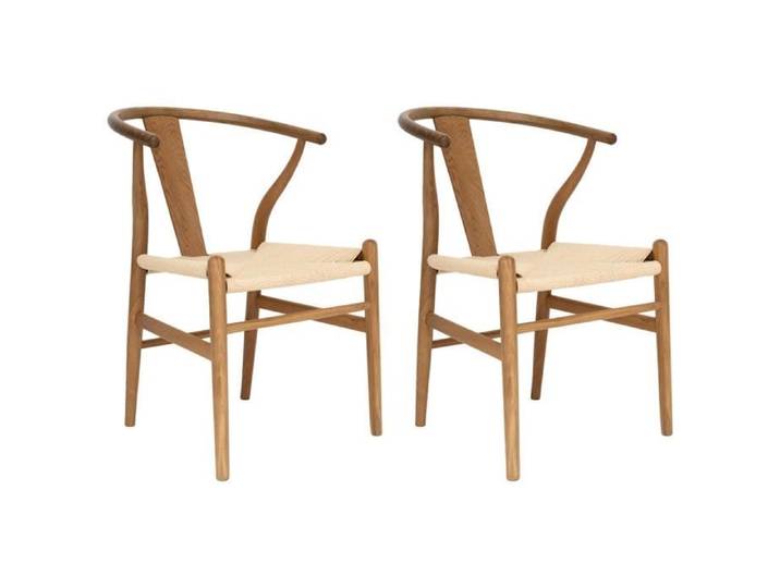 Bergen - lot de 2 chaises - bois d'hêtre - Bois
