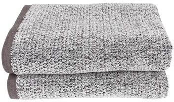 Farberware FBT-008-G-2 Gray Cotton Yarn-Bath Towel- 2pc