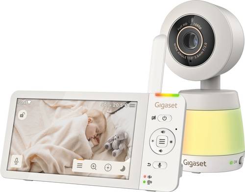 Gigaset BABY 700 Babyphone mit Kamera Funk, WLAN, Bluetooth 2.4GHz
