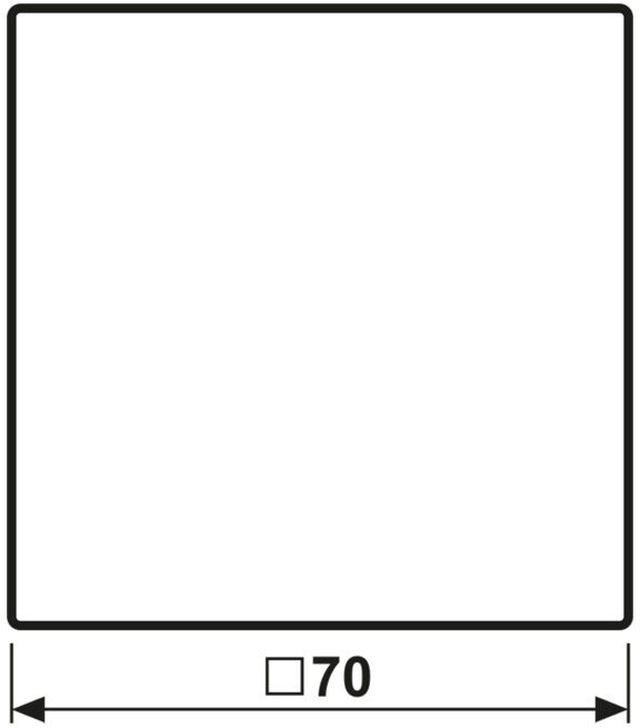 Jung Bouton de commande Standard ME 1700 C (ME1700C)