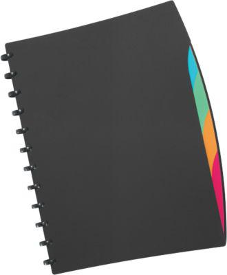 Durable Ringmappe Duralook®Style, für DIN A4, 20 Sichthüllen, schwarz