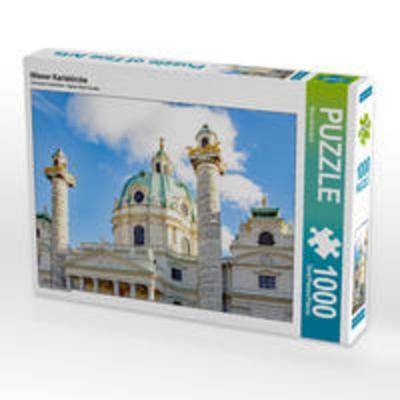 CALVENDO Puzzle Wiener Karlskirche 1000 Teile Lege-Größe 64 x 48 cm Foto-Puzzle Bild von Nina Schwarze