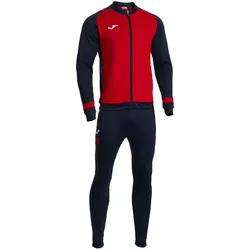 JOMA Lider Trainingsanzug Kinder 603 - rot/marineblau 140