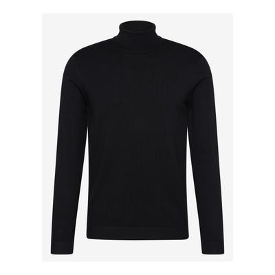 Rollkragenpullover BENVENUTO. "BENVENUTO. Pullover ALBERTO", Herren, Gr. M, schwarz, Pullover Rollkragenpullover, mit weichem Strickmaterial