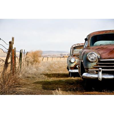 Papermoon "Vintage Rusting Cars" glatt
