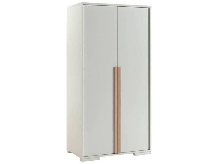 Vipack Drehtürenschrank, Weiß, Buche, 2 Fächer, 98.5x195.2x56 cm, Schlafzimmer, Kleiderschränke, Kleiderschränke 2-türig