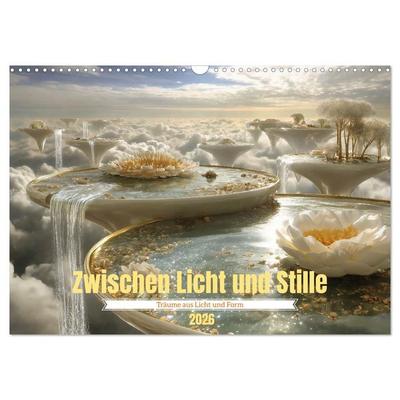 Zwischen Licht und Stille - Träume aus Licht und Form (Wandkalender 2026 DIN A3 quer), CALVENDO Monatskalender