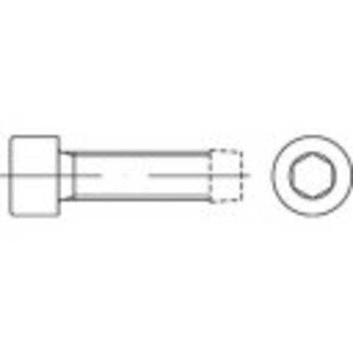 TOOLCRAFT 141323 Gewindefurchende Schrauben M6 40mm Innensechskant DIN 7500 Stahl galvanisch verzinkt 250St.
