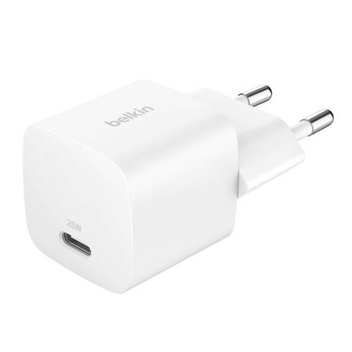 Belkin USB Ladegerät 25W USB-C USB PD Weiß Innenbereich USB Power Delivery (USB-PD)