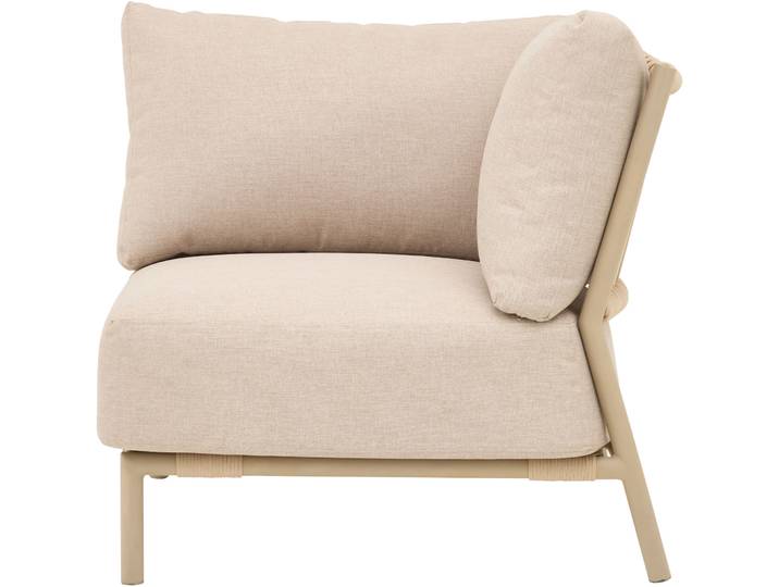 Loungeelement Tirana beige Stahl B 85 T 85 H 78 cm