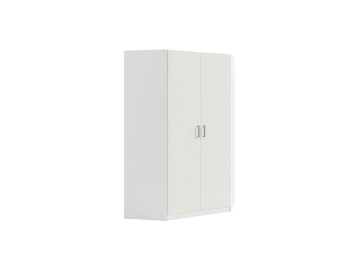 Armoire d'angle 2 portes - L117 cm - Blanc - BELOMY