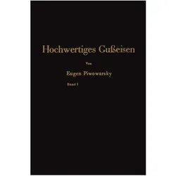 Hochwertiges Gusseisen, 2 Tle., Fachbücher von Eugen Piwowarsky