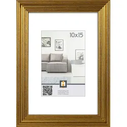 Intertrading Bilderrahmen Salerno 13,2 x 17,7 cm Kunststoff Gold