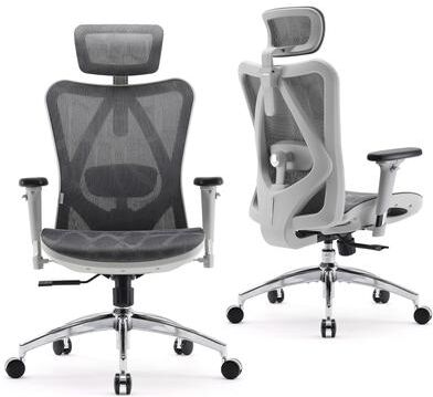 SIHOO Ergonomic Office Chair Mesh High Back Desk Chair Computer Chair,300lb, Black - 64*70*123