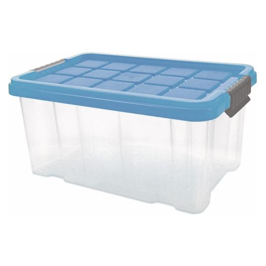 Maier Kunststoffbehälter eckig 5 l PP transparent L300xB190xH140mm mit Deckel (98121)