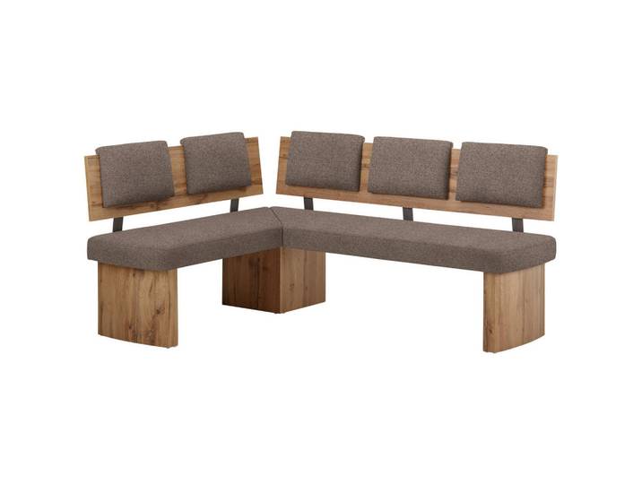 Cantus Eckbank, Braun, Eichefarben, Uni, 180x140 cm, Esszimmer, Bänke, Eckbänke