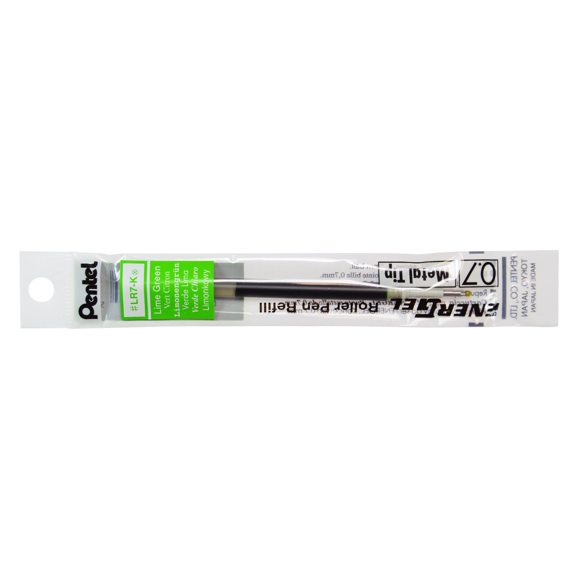 Pentel Roller-Mine hellgrün (Hellgrün, 0.70 mm, 1 Stk.) (LR7-KX)