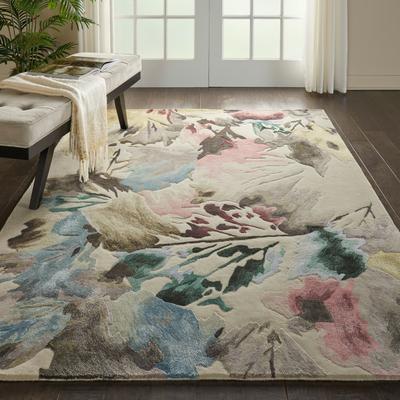 Nourison Hand-tufted Prismatic Modern Abstract Floral Area Rug