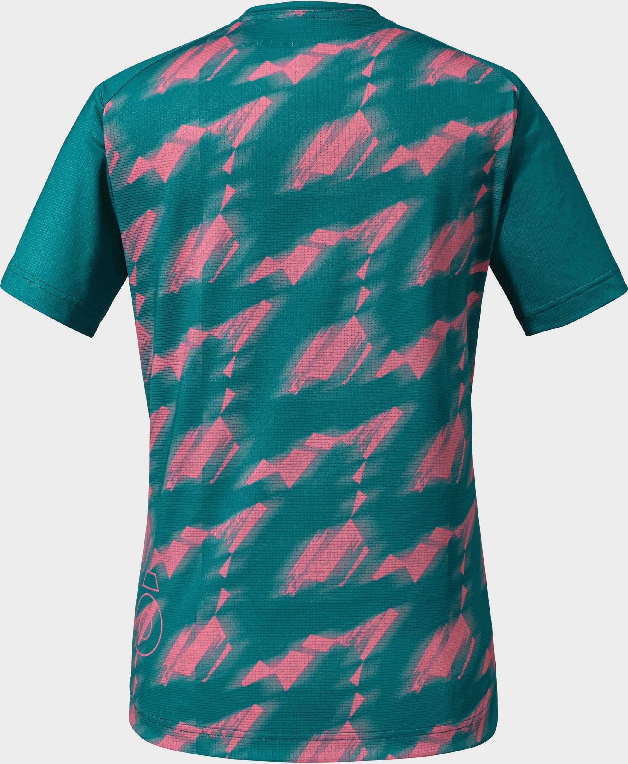 Radtrikot SCHÖFFEL "Shirt Huesca L", Damen, Gr. 42, grün (6895, grün), Oberstoff : 93% Polyester 7% Elasthan, Trikots Radtrikot 6895, grün 42