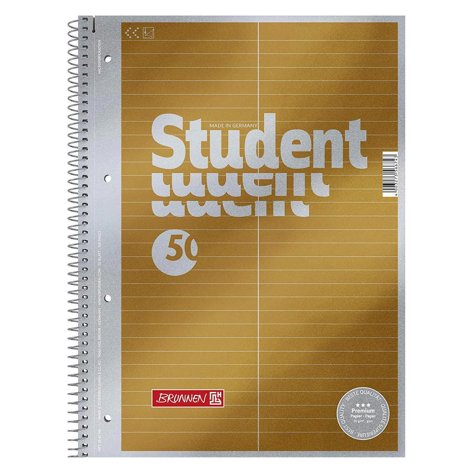 Brunnen Collegeblock Premium Vokabeln (A4, Blanko, Weicher Einband) (1067146)
