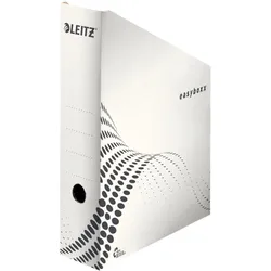 Leitz, Dokumentenablage, Stehsammler easyboxx 6140 80 mm, A4, für ca. 700 Blatt, Hochkant, Griffloch, 25 Stück (A4)