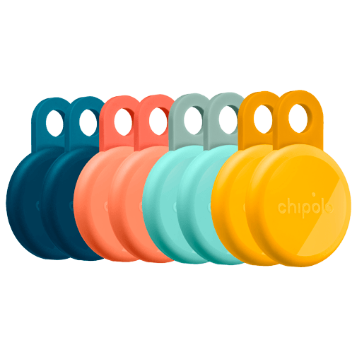 Chipolo LOOP Orange/Blau/Gelb/Minze 8-Pack