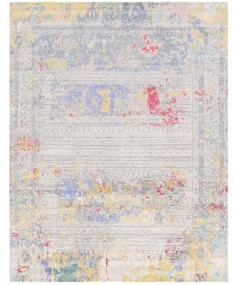 SAFAVIEH Couture Hand-knotted Centennial Lolla Modern Abstract Silk Rug
