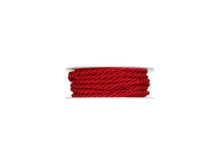 Halbach Satinkordel, rot 4 mm, 5 m