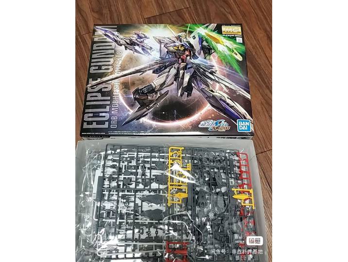 Bandai Gundam – figurine de dessin animé Eclipse MG 1/100, modèle d'assemblage de protagoniste MSV, dessin animé adulte, collection d'ornements, jouets modèles