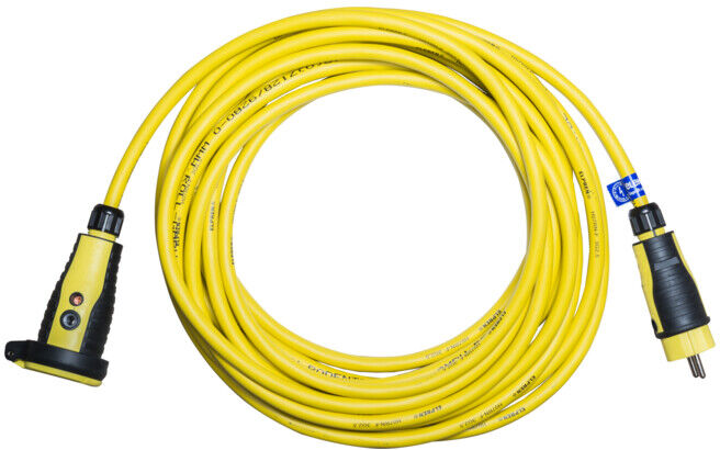 Rouleau de rallonge industriel 10m jaune ; Roll (8200112)