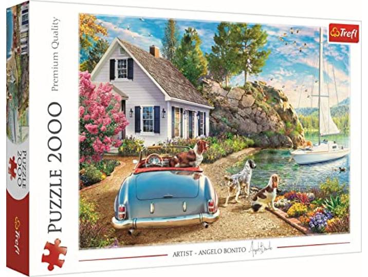 Trefl - Puzzels 2000 Stukjes, Vakantiehaven,Klassieke Puzzels