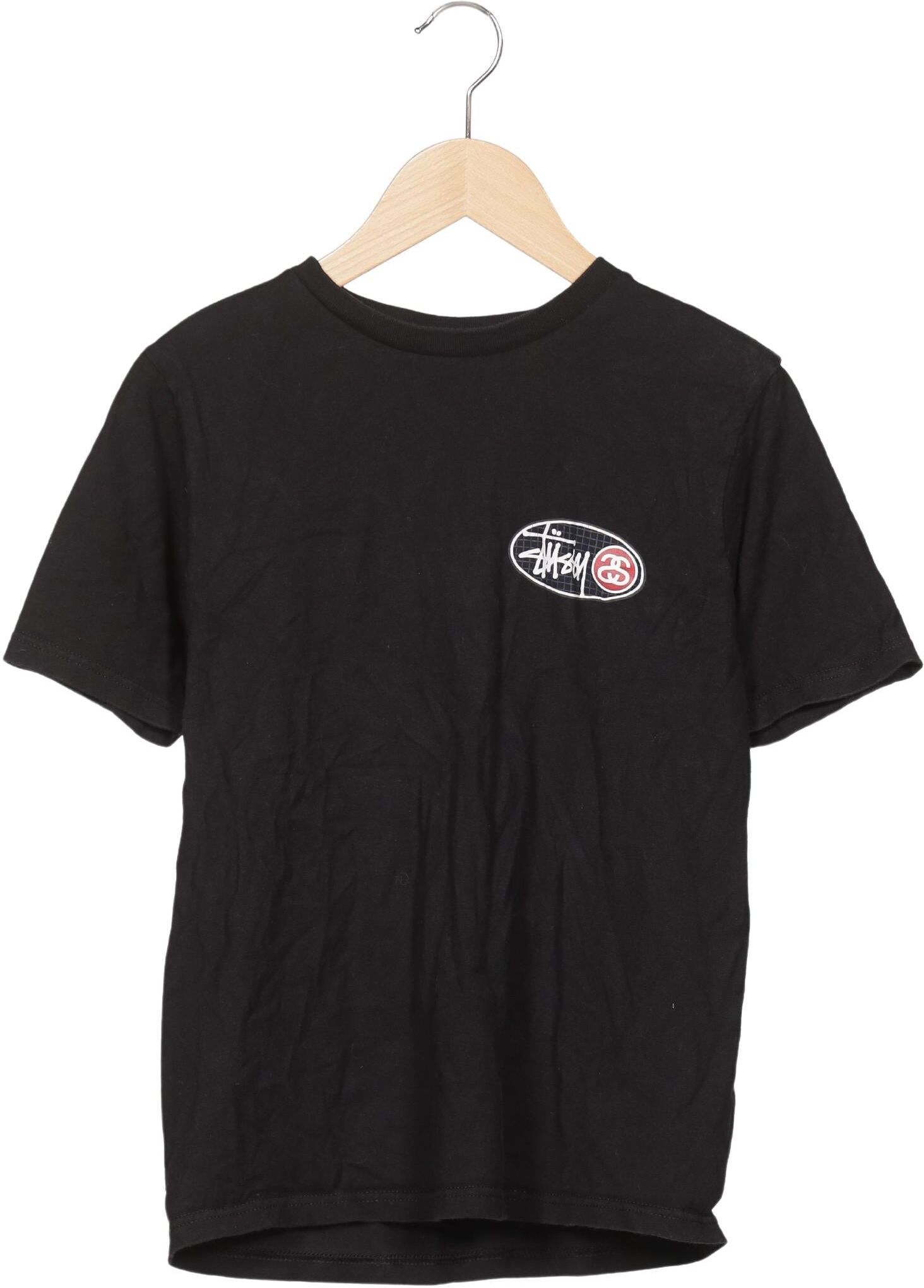 Stüssy Damen T-Shirt, Schwarz, Gr. S, Baumwolle - Second Hand