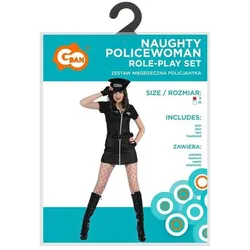 GoDan Freches Polizistin-Kostüm für Erwachsene (S)