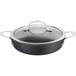 Ballarini Alba Schmortopf mit Glasdeckel, Ø24 cm, Pfanne + Kochtopf, Schwarz
