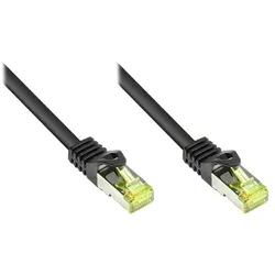 Alcasa 8070R-003S Netzwerkkabel Schwarz 0,25 m Cat7 S/FTP (S-STP)