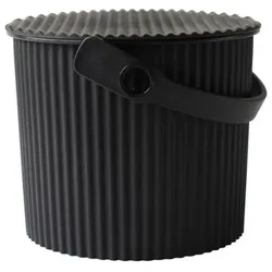 omnioutil Eimer Mini schwarz 4l