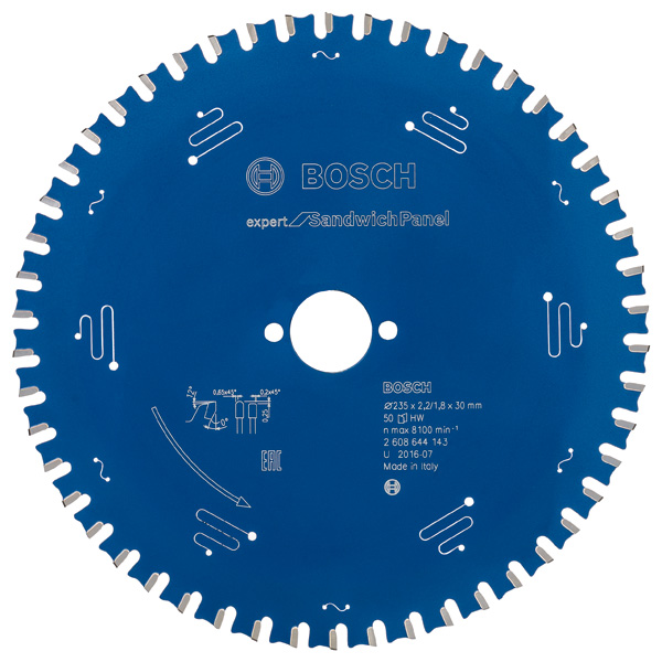 Bosch Kreissägeblatt Expert for Sandwich Panel, 235 x 30 x 2,2 mm, 50 2608644143