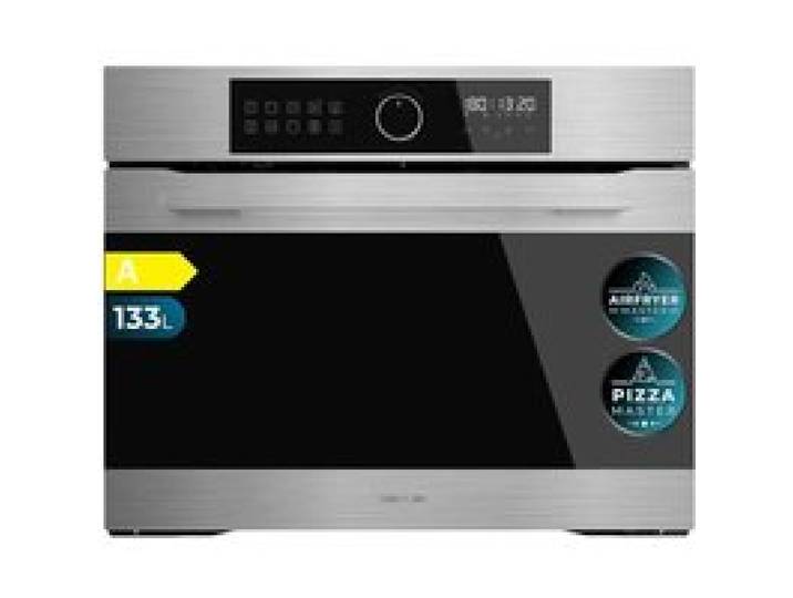 Cecotec Four Encastrable Multifonction Bolero Hexa AF319000 Inox A. 3800W Capacité de 133L 11 Fonctions avec Airfryer Master
