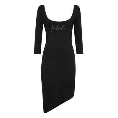 Cocktailkleid PHILIPP PLEIN "Fatale", Damen, Gr. M, US-Größen, schwarz (02, schwarz), Obermaterial: 70% Viskose, 22% Polyester, 8% Elasthan, Kleider